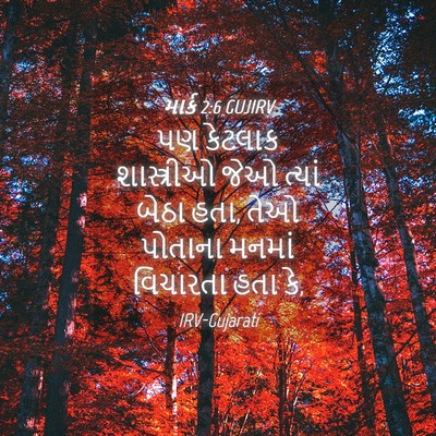 Picture 04 - માર્ક 2:6 GUJIRV - પણ કેટલાક - Bible Verse Picture