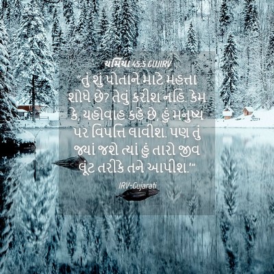 Picture 04 - યર્મિયા 45:5 GUJIRV - “તું શું પોતાને - Bible Verse Picture