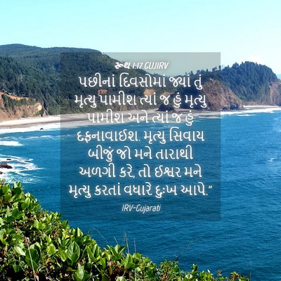 Picture 04 - રૂથ 1:17 GUJIRV - પછીનાં દિવસોમાં - Bible Verse Picture