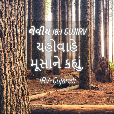 Picture 04 - લેવીય 18:1 GUJIRV - યહોવાહે મૂસાને - Bible Verse Picture