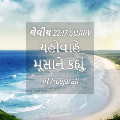 Picture 04 - લેવીય 22:17 GUJIRV - યહોવાહે મૂસાને - Bible Verse Picture