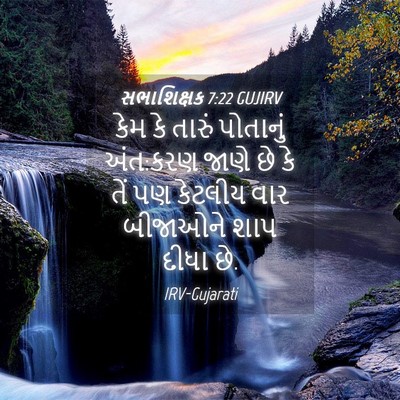 Picture 04 - સભાશિક્ષક 7:22 GUJIRV - કેમ કે તારું - Bible Verse Picture