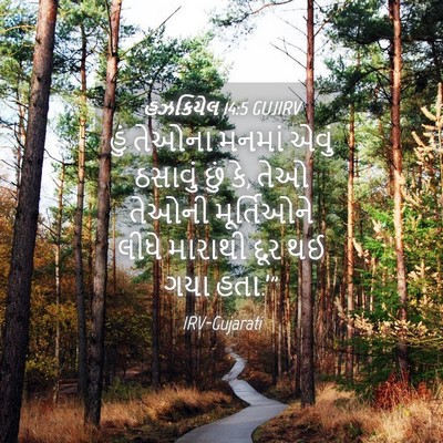 Picture 04 - હઝકિયેલ 14:5 GUJIRV - હું તેઓના મનમાં - Bible Verse Picture