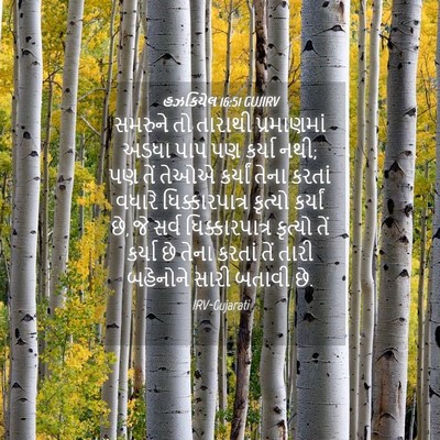 Picture 04 - હઝકિયેલ 16:51 GUJIRV - સમરુને તો તારાથી - Bible Verse Picture