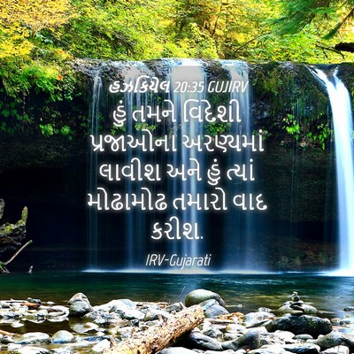 Picture 04 - હઝકિયેલ 20:35 GUJIRV - હું તમને વિદેશી - Bible Verse Picture