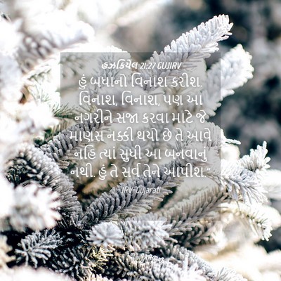 Picture 04 - હઝકિયેલ 21:27 GUJIRV - હું બધાનો વિનાશ - Bible Verse Picture