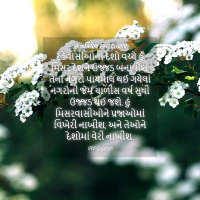 Picture 04 - હઝકિયેલ 29:12 GUJIRV - રહેવાસીઓના દેશો - Bible Verse Picture