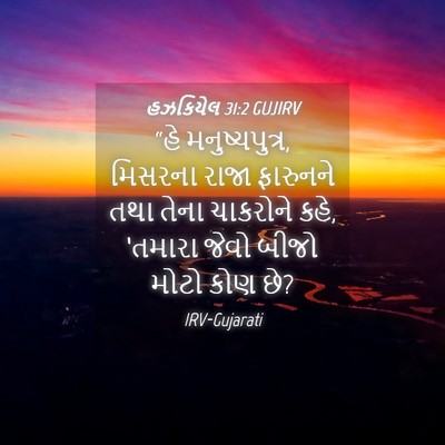 Picture 04 - હઝકિયેલ 31:2 GUJIRV - “હે મનુષ્યપુત્ર, - Bible Verse Picture