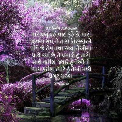 Picture 04 - હઝકિયેલ 35:11 GUJIRV - માટે પ્રભુ યહોવાહ - Bible Verse Picture