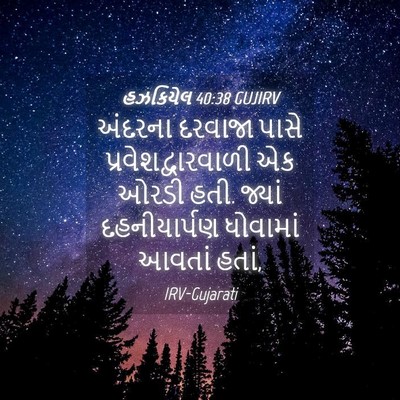 Picture 04 - હઝકિયેલ 40:38 GUJIRV - અંદરના દરવાજા - Bible Verse Picture
