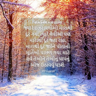 Picture 04 - હઝકિયેલ 44:10 GUJIRV - જ્યારે ઇઝરાયલીઓ - Bible Verse Picture