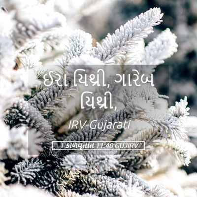 Picture 05 - 1 કાળવૃતાંત 11:40 GUJIRV - ઈરા યિથ્રી, ગારેબ - Bible Verse Picture