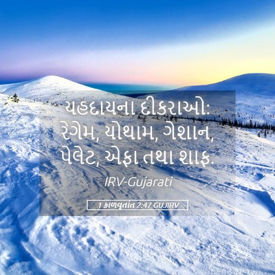 Picture 05 - 1 કાળવૃતાંત 2:47 GUJIRV - યહદાયના દીકરાઓ: - Bible Verse Picture