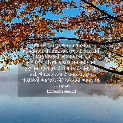 Picture 05 - 1 કાળવૃતાંત 24:6 GUJIRV - નથાનએલનો પુત્ર - Bible Verse Picture