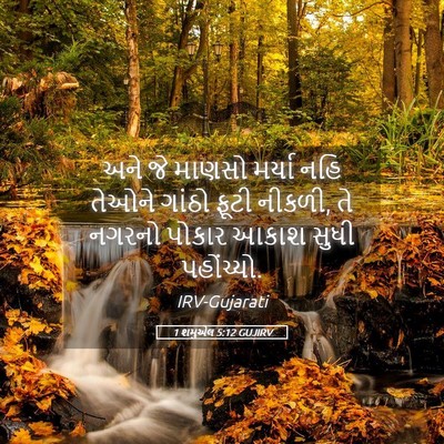 Picture 05 - 1 શમુએલ 5:12 GUJIRV - અને જે માણસો મર્યા - Bible Verse Picture