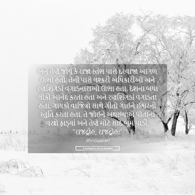 Picture 05 - 2 કાળવૃતાંત 23:13 GUJIRV - અને તેણે જોયું કે - Bible Verse Picture