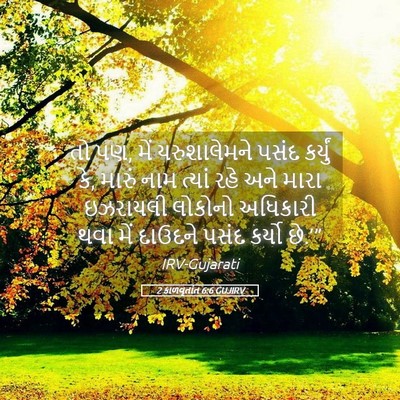 Picture 05 - 2 કાળવૃતાંત 6:6 GUJIRV - તો પણ, મેં - Bible Verse Picture