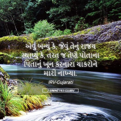 Picture 05 - 2 રાજાઓ 14:5 GUJIRV - એવું બન્યું કે, - Bible Verse Picture