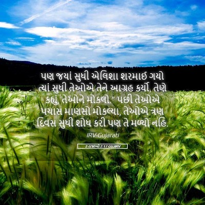 Picture 05 - 2 રાજાઓ 2:17 GUJIRV - પણ જયાં સુધી એલિશા - Bible Verse Picture