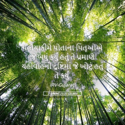 Picture 05 - 2 રાજાઓ 23:37 GUJIRV - યહોયાકીમે પોતાના - Bible Verse Picture
