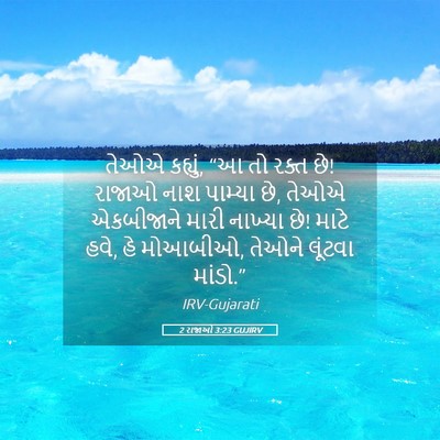 Picture 05 - 2 રાજાઓ 3:23 GUJIRV - તેઓએ કહ્યું, “આ તો - Bible Verse Picture