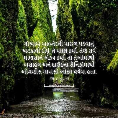 Picture 05 - 2 શમુએલ 2:30 GUJIRV - યોઆબે આબ્નેરની - Bible Verse Picture