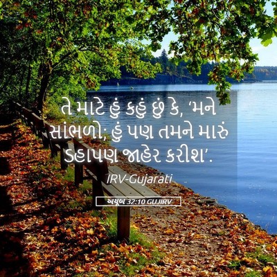 Picture 05 - અયૂબ 32:10 GUJIRV - તે માટે હું કહું - Bible Verse Picture