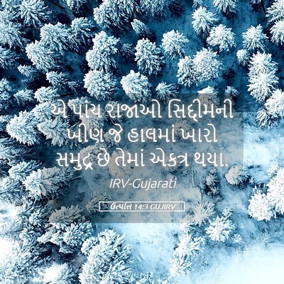 Picture 05 - ઉત્પત્તિ 14:3 GUJIRV - એ પાંચ રાજાઓ - Bible Verse Picture