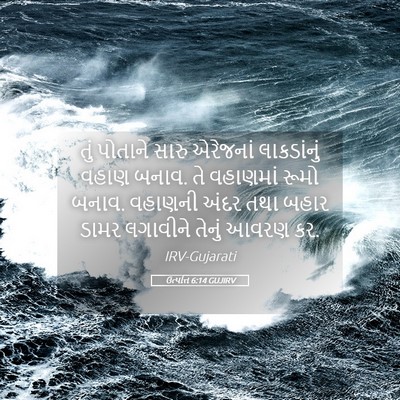 Picture 05 - ઉત્પત્તિ 6:14 GUJIRV - તું પોતાને સારુ - Bible Verse Picture