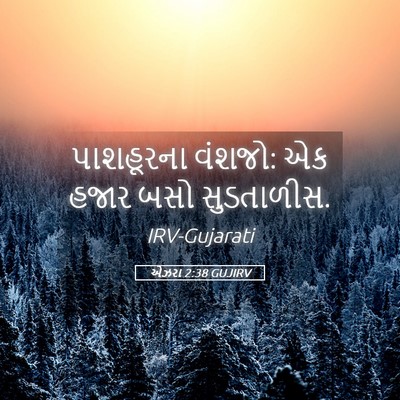 Picture 05 - એઝરા 2:38 GUJIRV - પાશહૂરના વંશજો: એક - Bible Verse Picture
