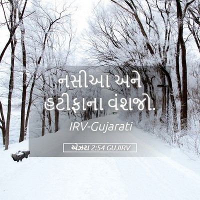 Picture 05 - એઝરા 2:54 GUJIRV - નસીઆ અને હટીફાના - Bible Verse Picture