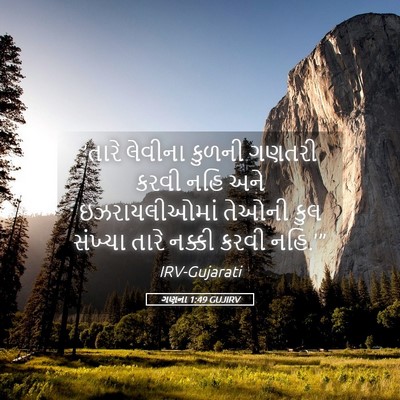 Picture 05 - ગણના 1:49 GUJIRV - ‘તારે લેવીના - Bible Verse Picture