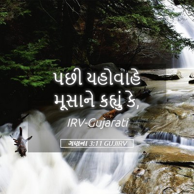 Picture 05 - ગણના 3:11 GUJIRV - પછી યહોવાહે - Bible Verse Picture