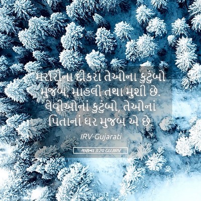 Picture 05 - ગણના 3:20 GUJIRV - મરારીના દીકરા - Bible Verse Picture