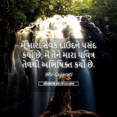 Picture 05 - ગીતશાસ્ત્ર 89:20 GUJIRV - મેં મારા સેવક - Bible Verse Picture