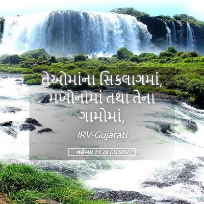 Picture 05 - નહેમ્યા 11:28 GUJIRV - તેઓમાંના - Bible Verse Picture