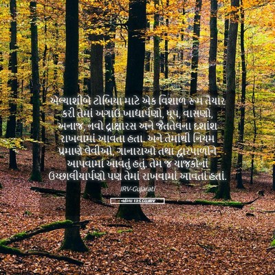 Picture 05 - નહેમ્યા 13:5 GUJIRV - એલ્યાશીબે ટોબિયા - Bible Verse Picture