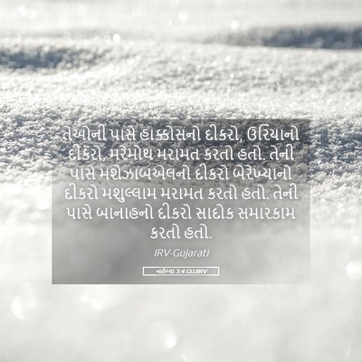 Picture 05 - નહેમ્યા 3:4 GUJIRV - તેઓની પાસે - Bible Verse Picture
