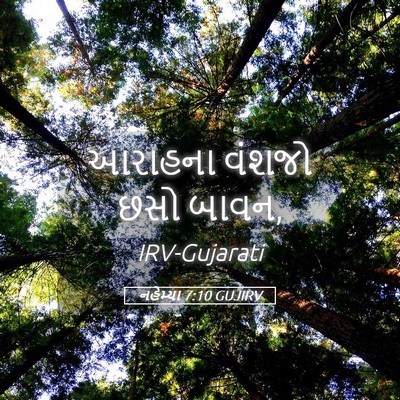 Picture 05 - નહેમ્યા 7:10 GUJIRV - આરાહના વંશજો છસો - Bible Verse Picture