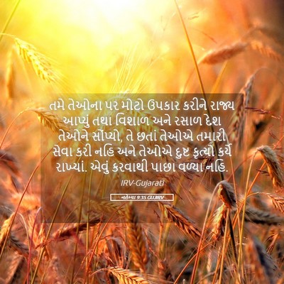 Picture 05 - નહેમ્યા 9:35 GUJIRV - તમે તેઓના પર મોટો - Bible Verse Picture