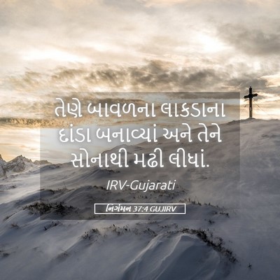 Picture 05 - નિર્ગમન 37:4 GUJIRV - તેણે બાવળના - Bible Verse Picture