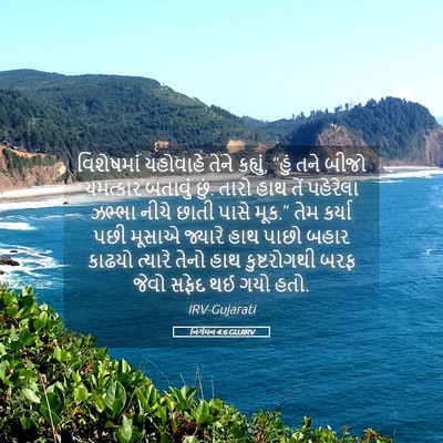 Picture 05 - નિર્ગમન 4:6 GUJIRV - વિશેષમાં યહોવાહે - Bible Verse Picture