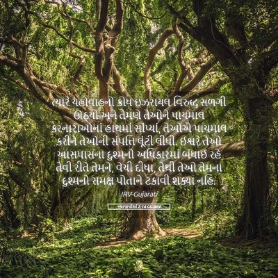 Picture 05 - ન્યાયાધીશો 2:14 GUJIRV - ત્યારે યહોવાહનો - Bible Verse Picture