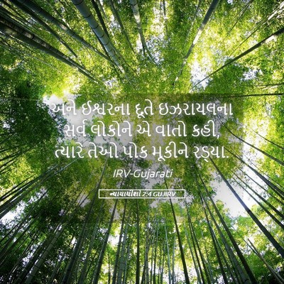 Picture 05 - ન્યાયાધીશો 2:4 GUJIRV - અને ઈશ્વરના દૂતે - Bible Verse Picture