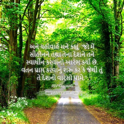 Picture 05 - પુનર્નિયમ 2:31 GUJIRV - અને યહોવાહે મને - Bible Verse Picture