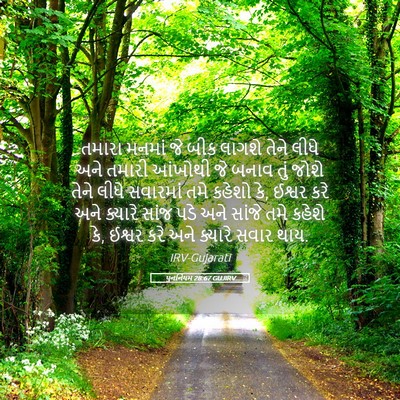 Picture 05 - પુનર્નિયમ 28:67 GUJIRV - તમારા મનમાં જે બીક - Bible Verse Picture