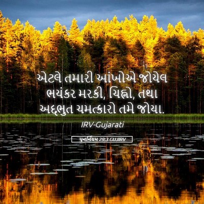 Picture 05 - પુનર્નિયમ 29:3 GUJIRV - એટલે તમારી આંખોએ - Bible Verse Picture