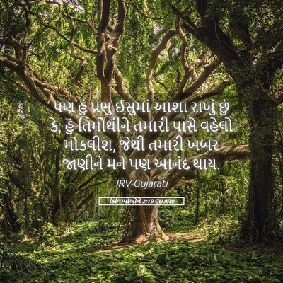 Picture 05 - ફિલિપ્પીઓને 2:19 GUJIRV - પણ હું પ્રભુ - Bible Verse Picture