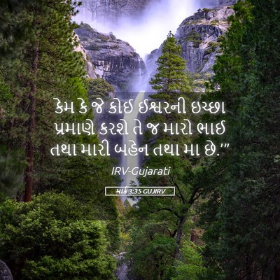 Picture 05 - માર્ક 3:35 GUJIRV - કેમ કે જે કોઈ - Bible Verse Picture