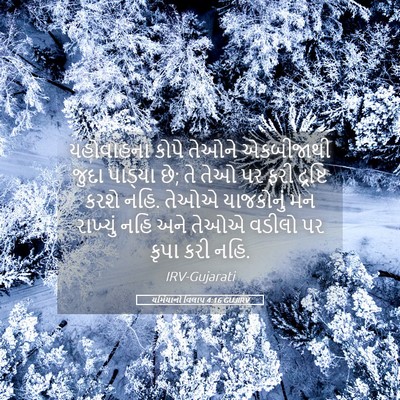 Picture 05 - યર્મિયાનો વિલાપ 4:16 GUJIRV - યહોવાહના કોપે - Bible Verse Picture